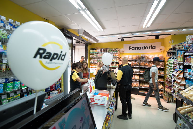 EROSKI inaugura su primer supermercado franquiciado con la enseña RAPID en Madrid